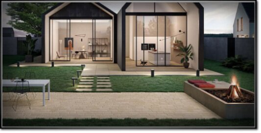 Gresie 2cm antiderapanta exterior IconeBleu